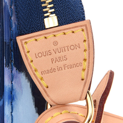 Louis Vuitton Vernis Ikat Pochette Accessories NM Grand Blue 5 of 7