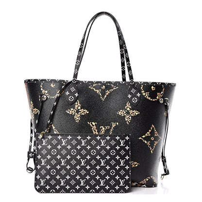 Louis Vuitton Monogram Giant Jungle Neverfull MM Black 1 of 10