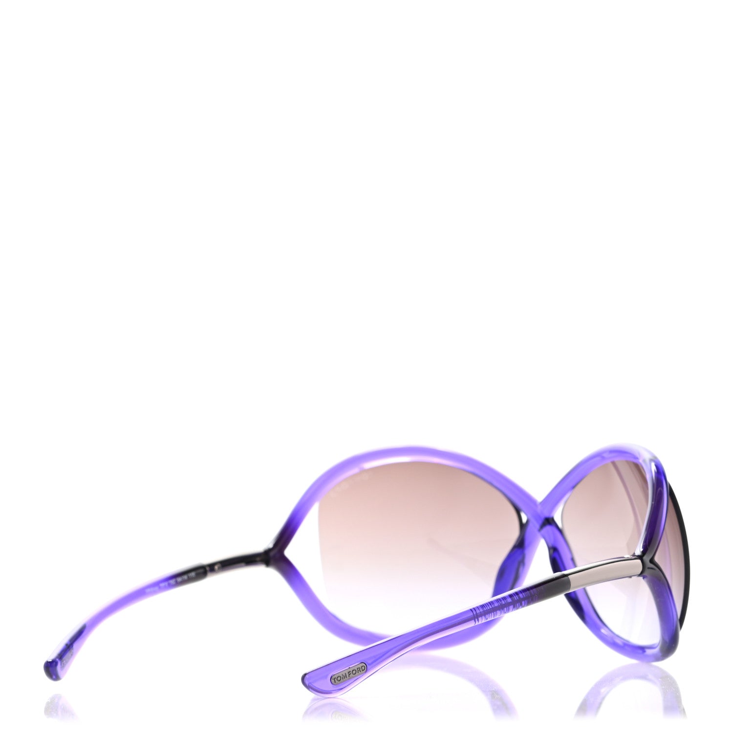 Tom Ford Acetate Whitney Crossover Sunglasses TF9 Purple 4 of 9