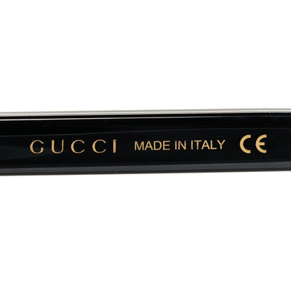 Gucci Acetate Round GG0461SA Web Sunglasses Black 5 of 6
