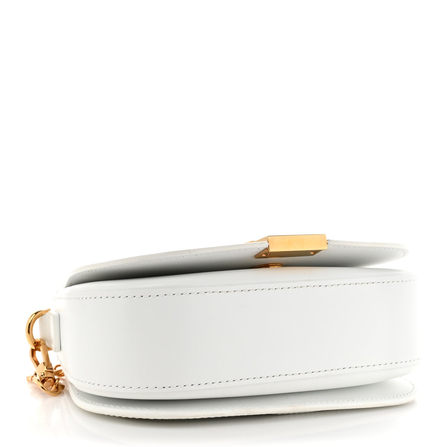 Calfskin Small Greca Goddess Shoulder Bag Optical White