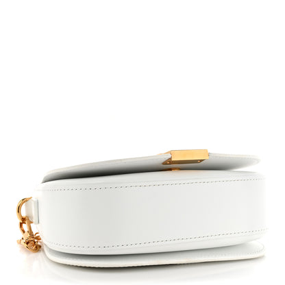 Versace Calfskin Small Greca Goddess Shoulder Bag Optical White 4 of 11