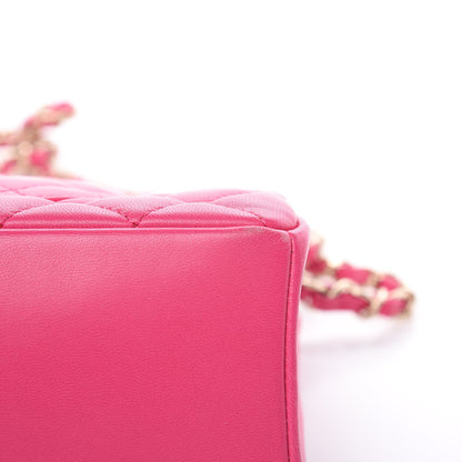 Chanel Lambskin Quilted Medium Mademoiselle Chic Flap Pink 10 of 11