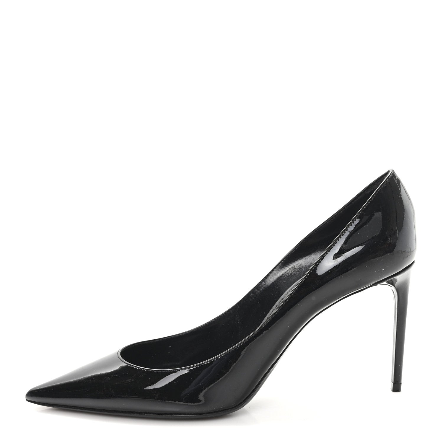 Saint Laurent Patent Calfskin Zoe 85 Pump 38 Black 1 of 10