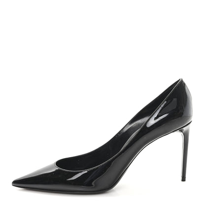 Saint Laurent Patent Calfskin Zoe 85 Pump 38 Black 1 of 10