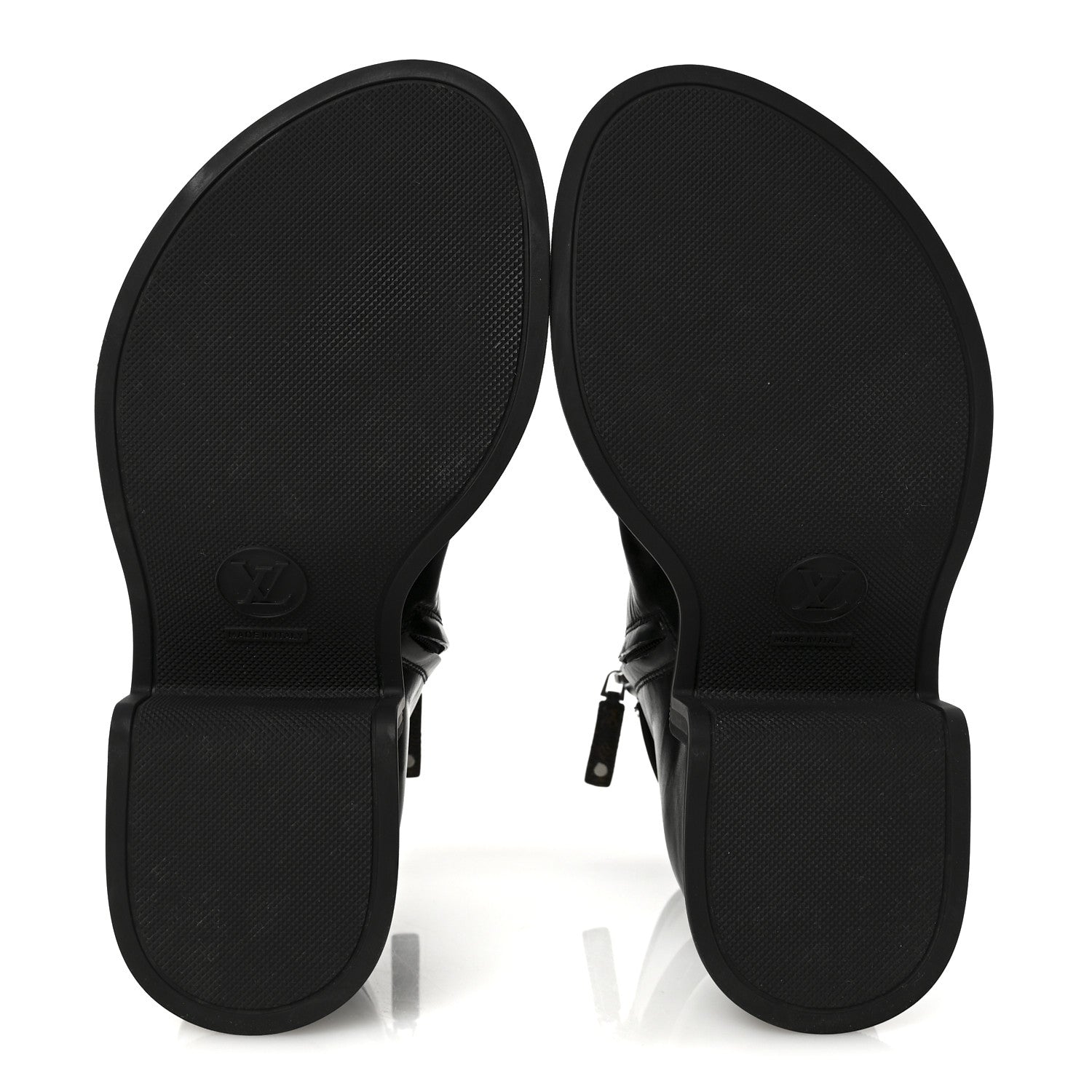 Louis Vuitton Calfskin Moonlight Boots 36.5 Black 6 of 8