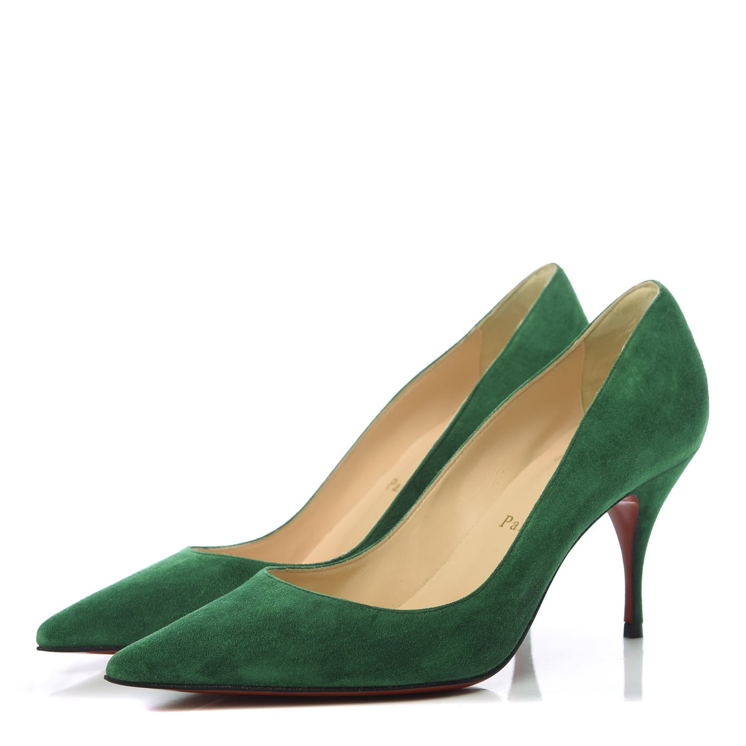r*6様 ルブタン パンプス Clare 80 veau velours rio Christian Louboutin - ルブタン パンプス Clare 80 veau