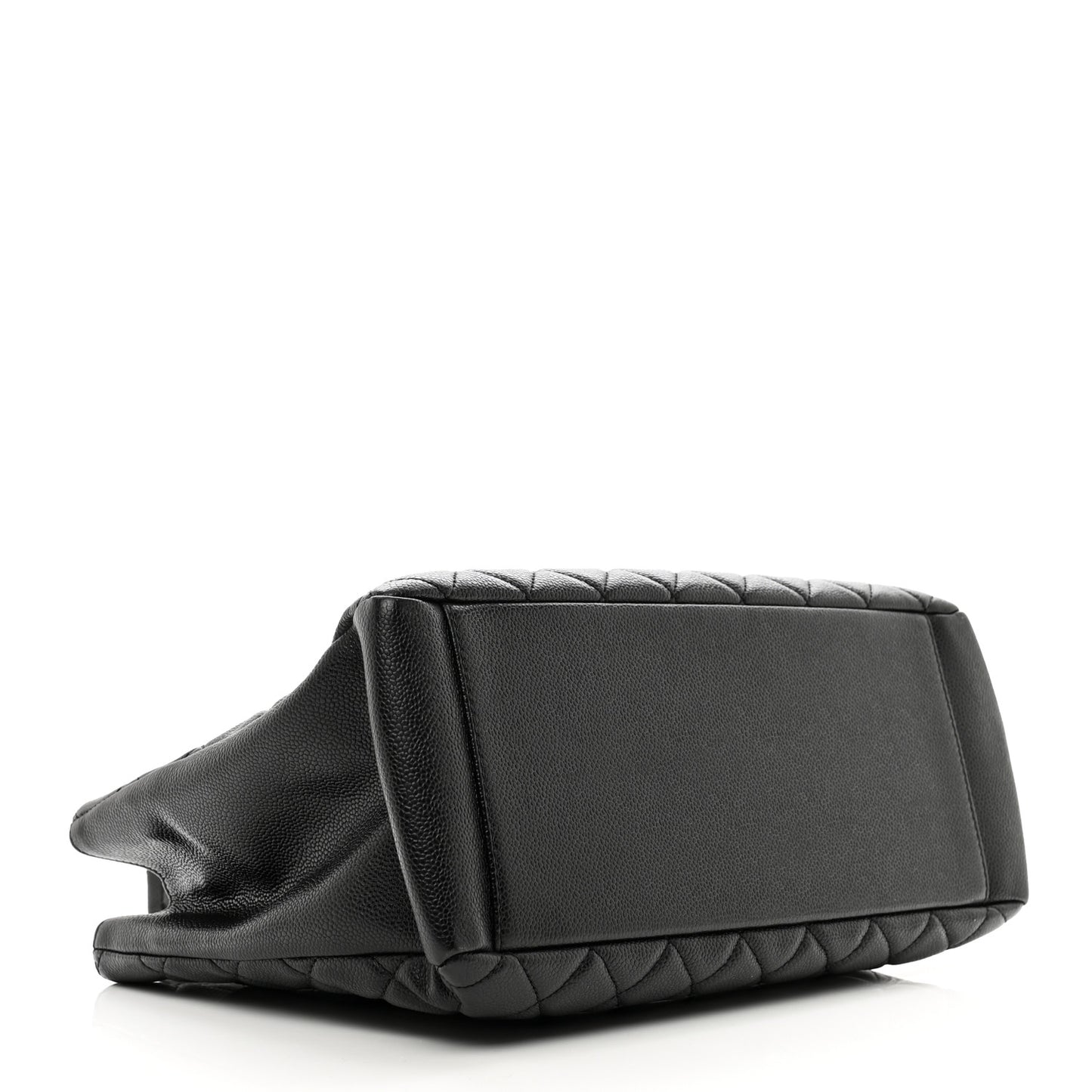 Caviar Quilted Grand Shopping Tote GST Black