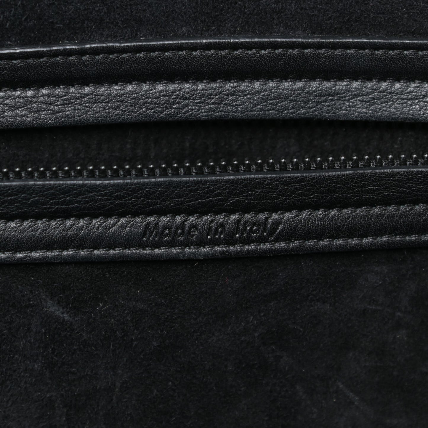 Supple Calfskin Medium Phantom Luggage Black