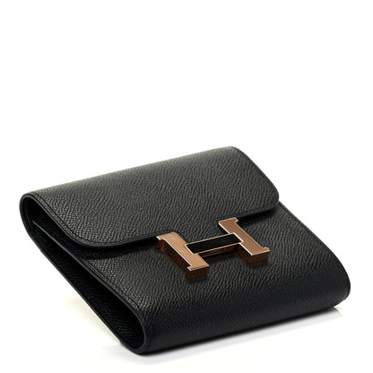 Hermes Epsom Constance Short Wallet Black 4 of 6