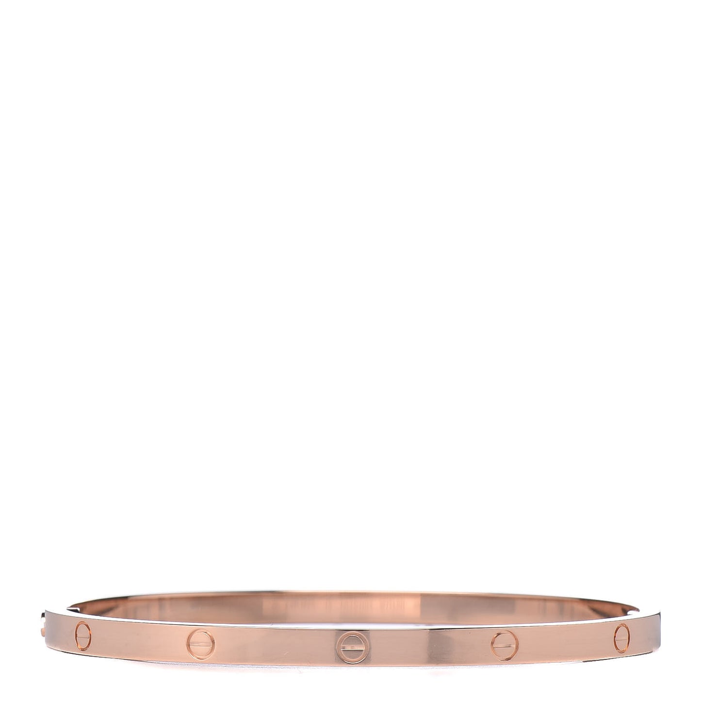 18K Pink Gold Small LOVE Bracelet 17