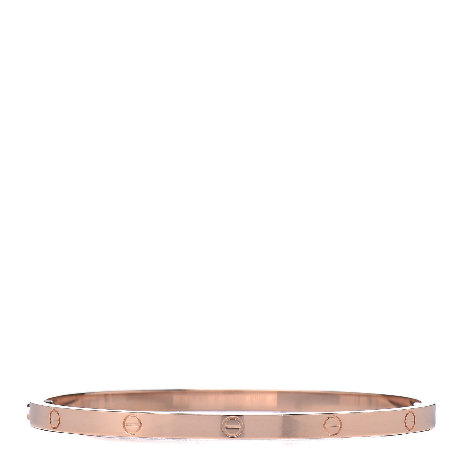 Cartier 18K Pink Gold Small LOVE Bracelet 17 3 of 5