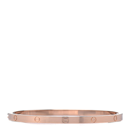 Cartier 18K Pink Gold Small LOVE Bracelet 17 3 of 5