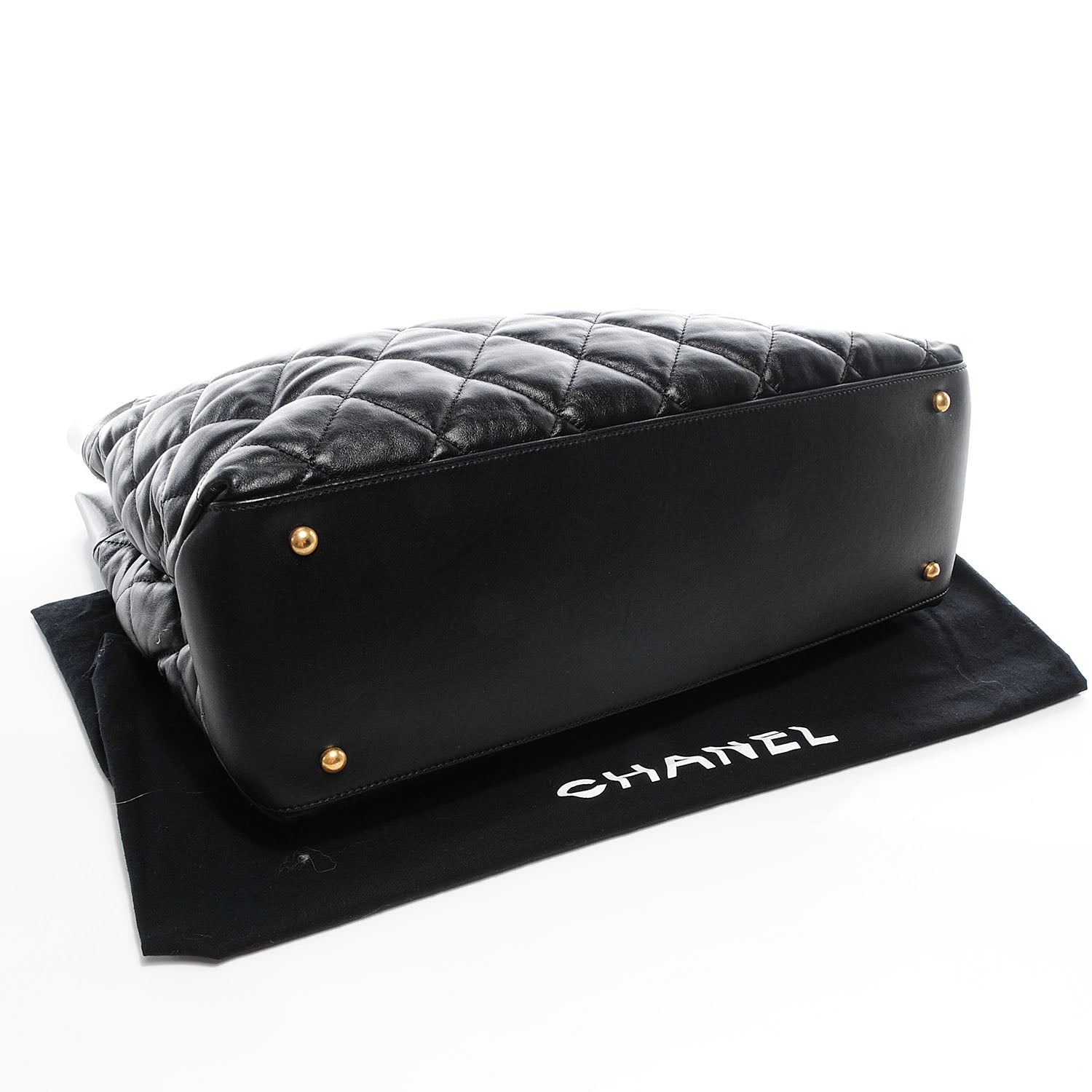 Chanel Calfskin Soft Elegance Large Tote Black 4 of 8