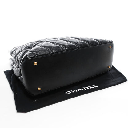 Chanel Calfskin Soft Elegance Large Tote Black 4 of 8