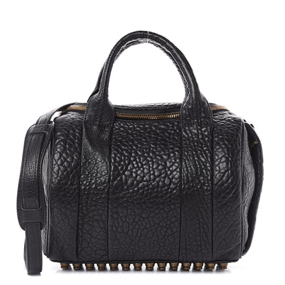 Alexander Wang Pebbled Lambskin Rockie Black Antique Brass Hardware 1 of 9
