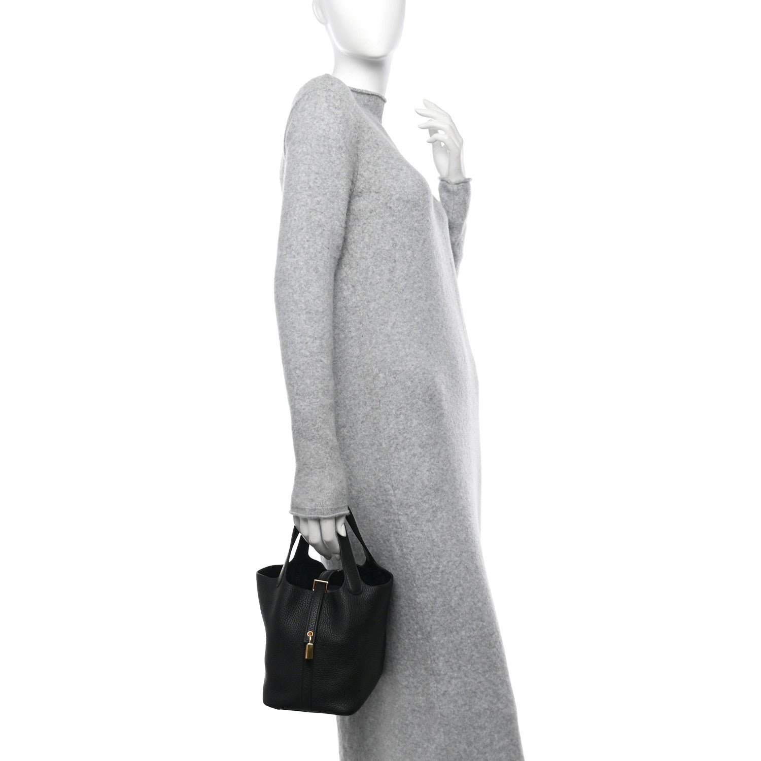 Hermes Taurillon Clemence Picotin Lock 18 PM Black 2 of 13