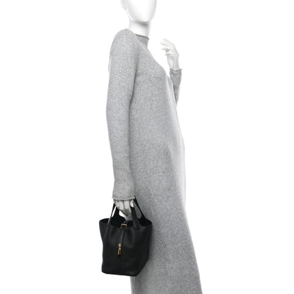 Hermes Taurillon Clemence Picotin Lock 18 PM Black 2 of 13