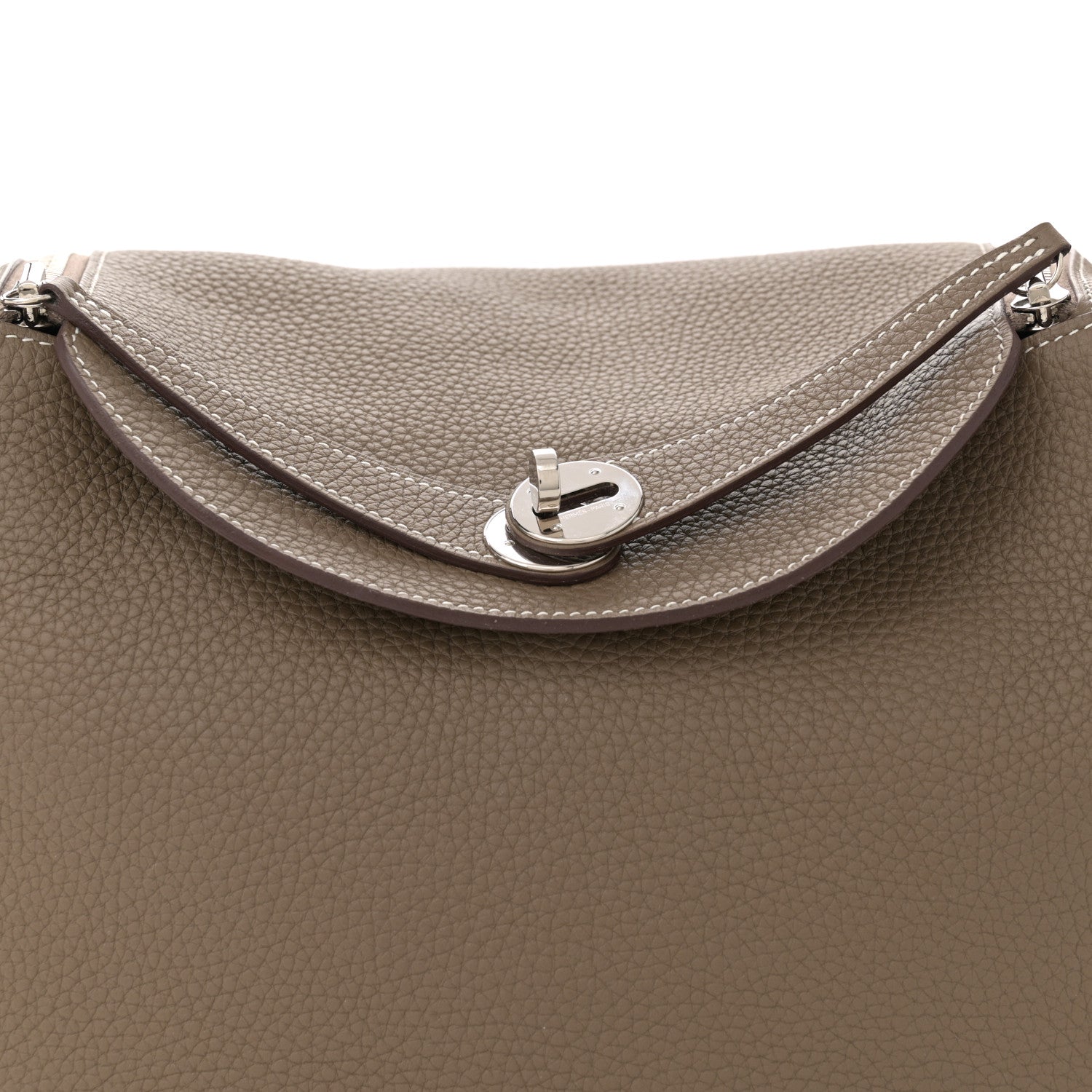 Hermes Taurillon Clemence Lindy 30 Etoupe 8 of 11