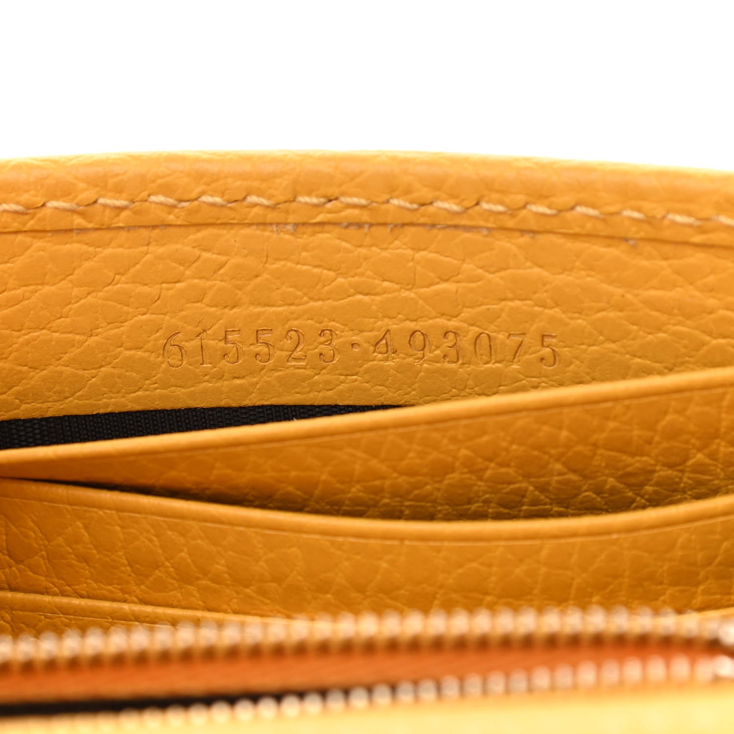 Gucci Dollar Calfskin Interlocking G Chain Wallet New Buttercup 7 of 10