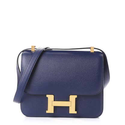 Hermes Epsom Constance 24 Bleu Saphir 1 of 10