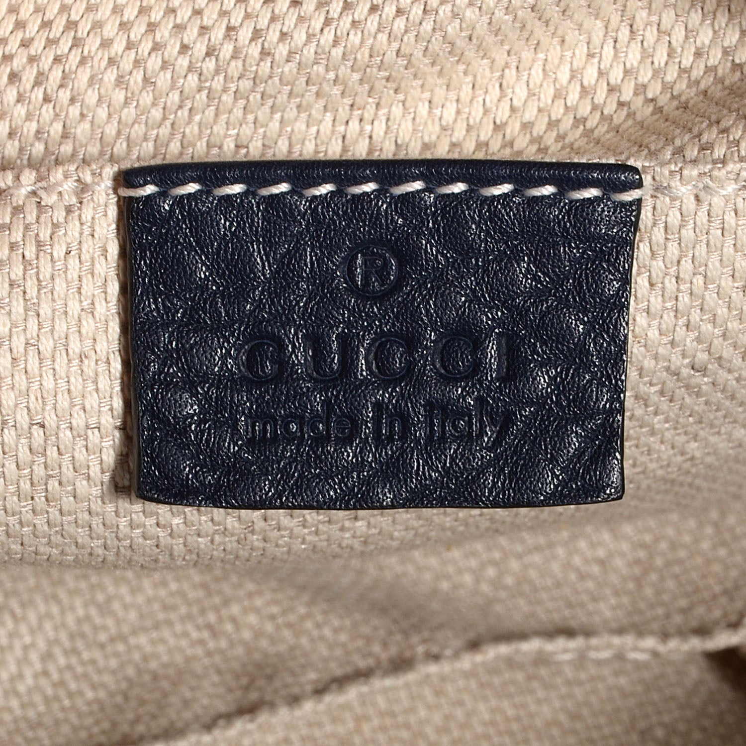 Gucci Pebbled Calfskin Small Soho Disco Bag Blue 6 of 8