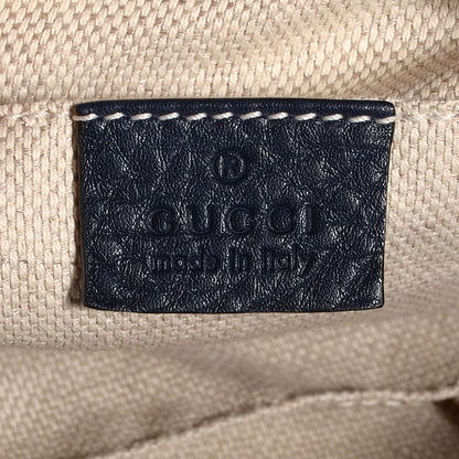 Gucci Pebbled Calfskin Small Soho Disco Bag Blue 6 of 8