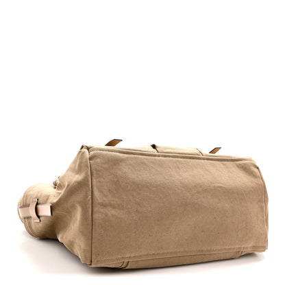 Prada Canvas Calfskin Large Route Shoulder Bag Khaki 4 of 9