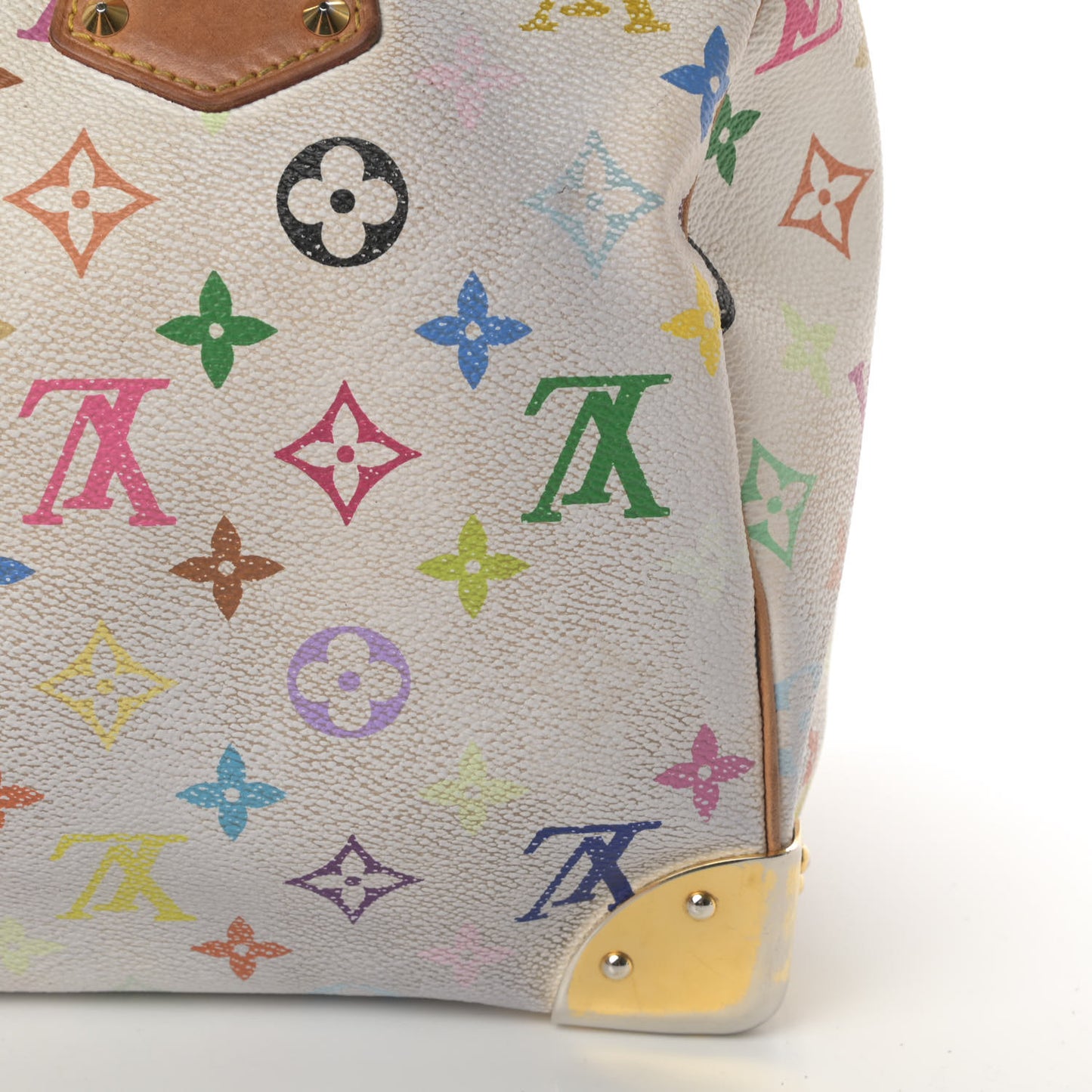 Monogram Multicolor Speedy 30 White