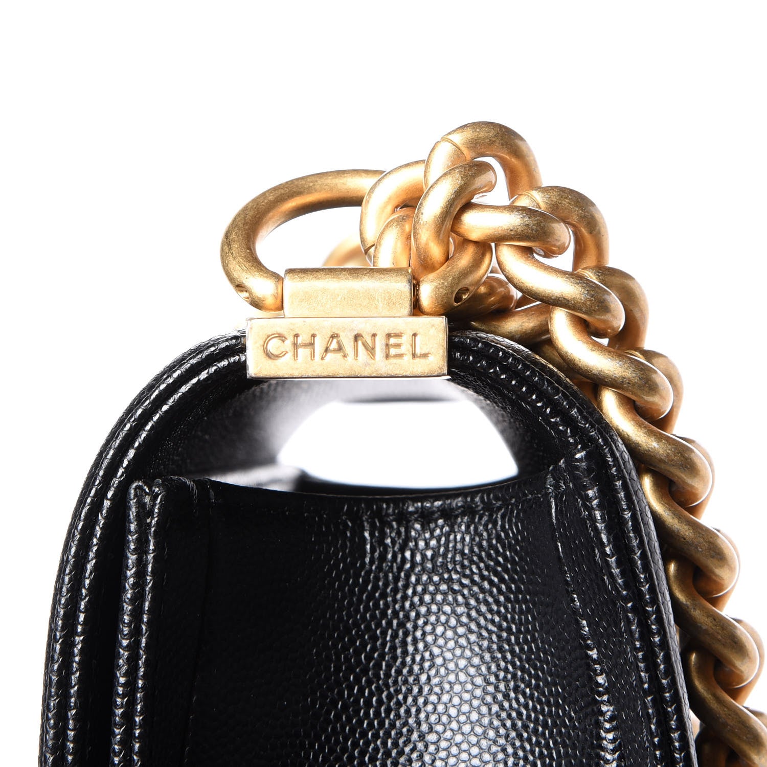 Chanel Caviar Quilted Small Boy Flap Black 9 of 12