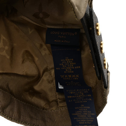 Louis Vuitton Monogram Polyester Silk LV Get Ready Cap M Beige 8 of 8
