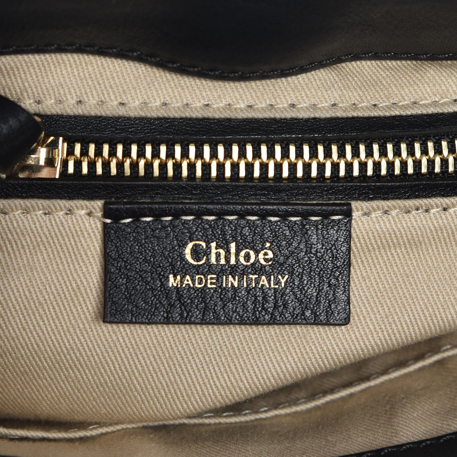 Chloe Suede Calfskin Small Faye Backpack Black 6 of 7
