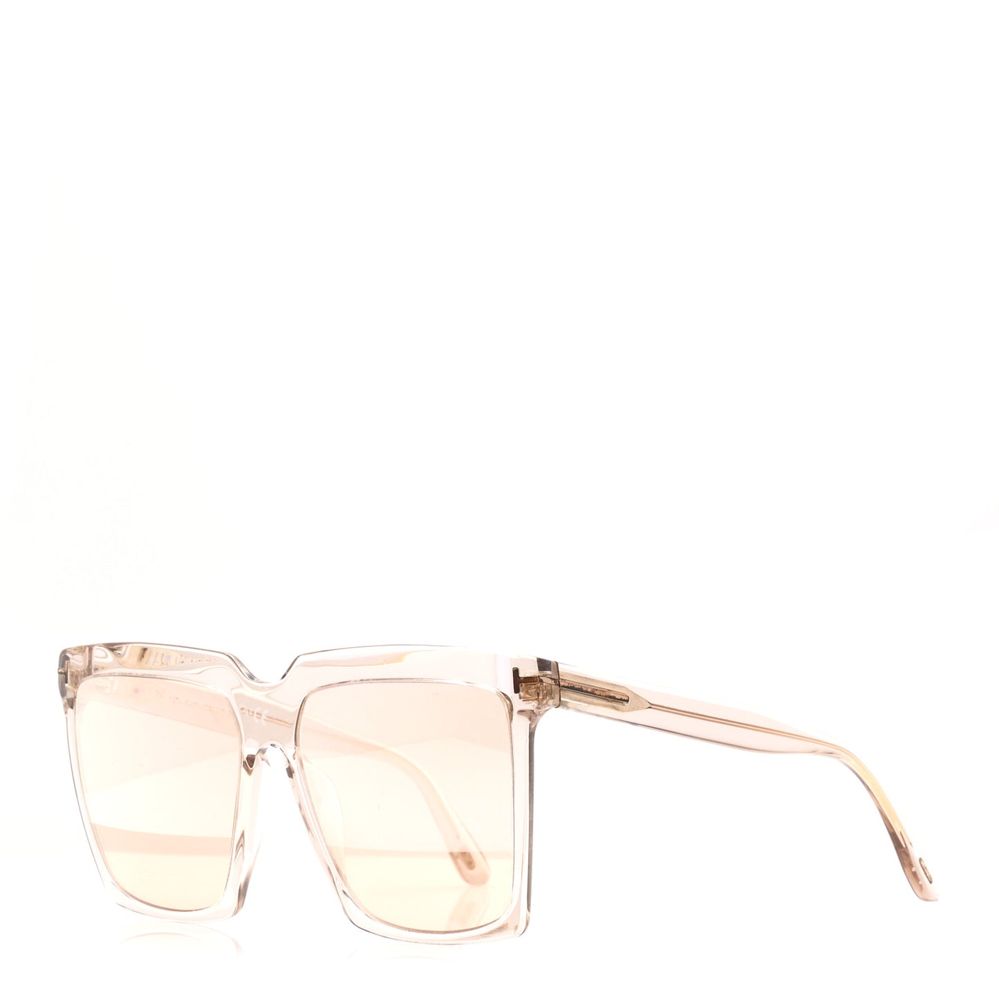 Acetate Polarized Sabrina Cat Eye Sunglasses TF764 Beige