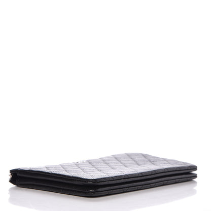 Chanel Caviar Quilted Large Zipped Clutch Black 4 of 10