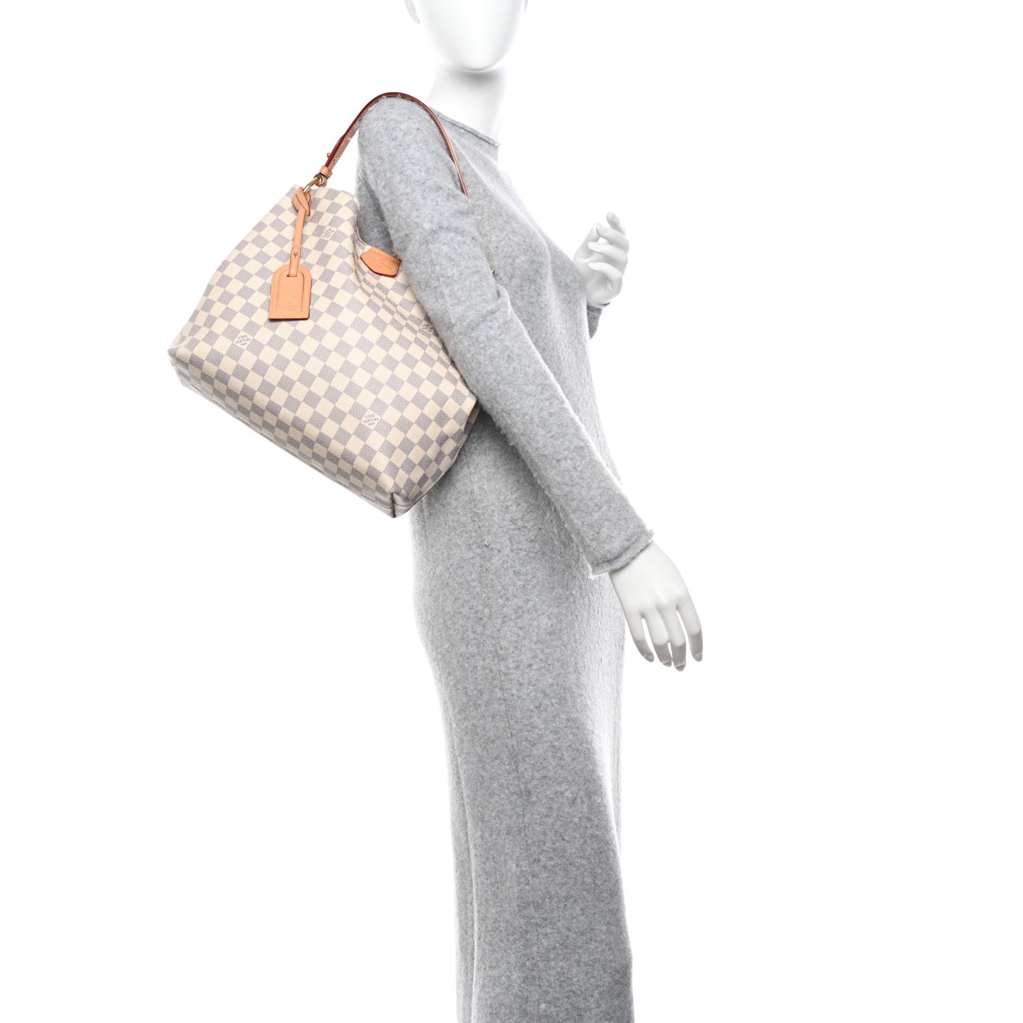 Damier Azur Graceful PM Rose Ballerine