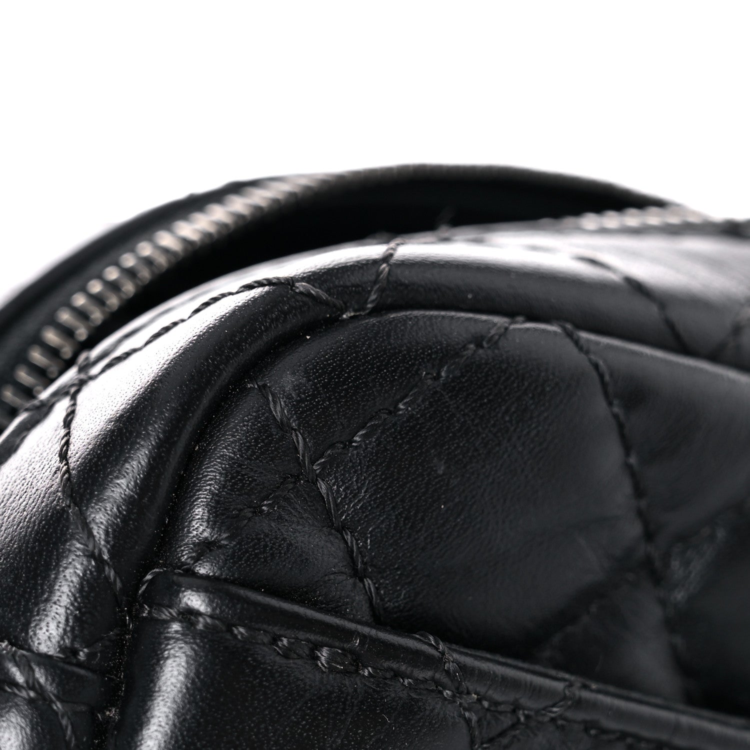 Chanel Aged Calfskin Quilted Mini Reissue Camera Case Black 12 of 12