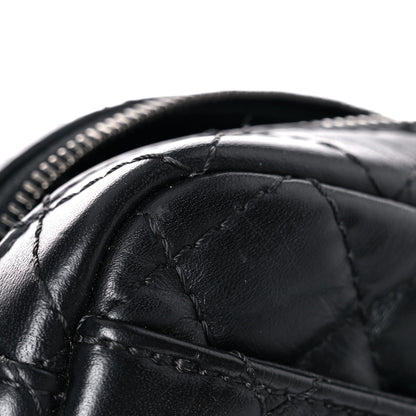 Chanel Aged Calfskin Quilted Mini Reissue Camera Case Black 12 of 12