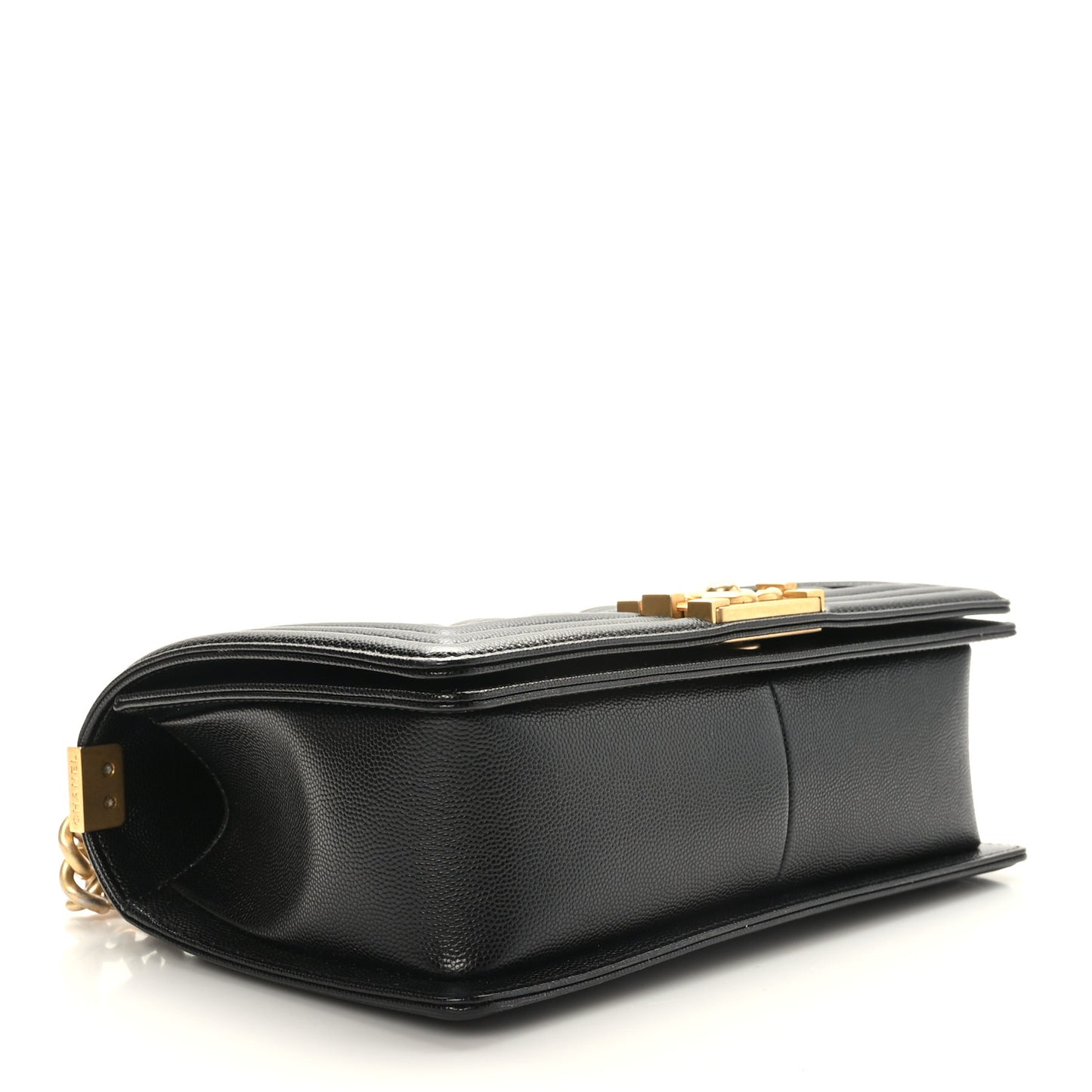 Caviar Quilted Medium Boy Flap Black