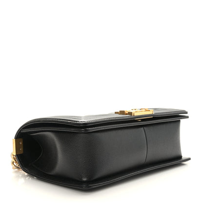 Chanel Caviar Quilted Medium Boy Flap Black 4 of 9