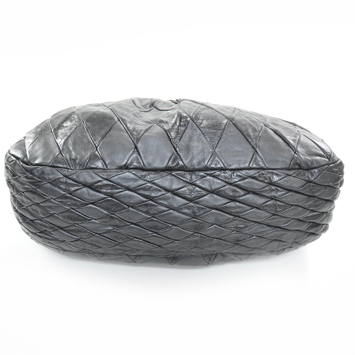 Leather Patchwork Harlequin Bag Anthracite