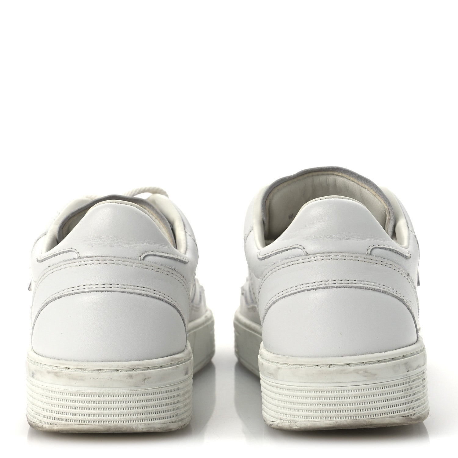 Chanel Calfskin Womens CC Sneakers 39.5 White 6 of 16