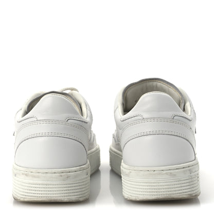 Chanel Calfskin Womens CC Sneakers 39.5 White 6 of 16