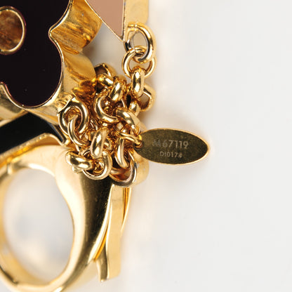 Louis Vuitton Fleur De Monogram Bag Charm Dore 5 of 5