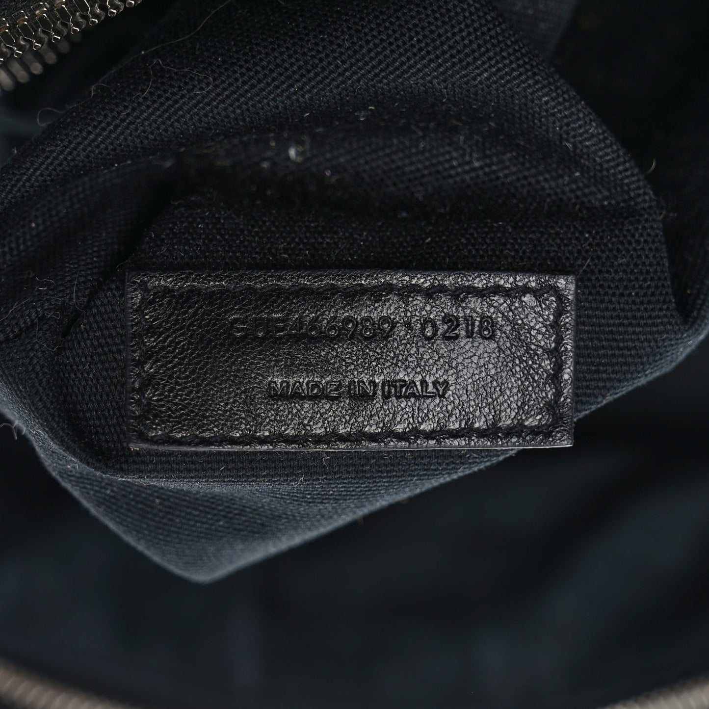 Gabardine Convertible ID Bag Black