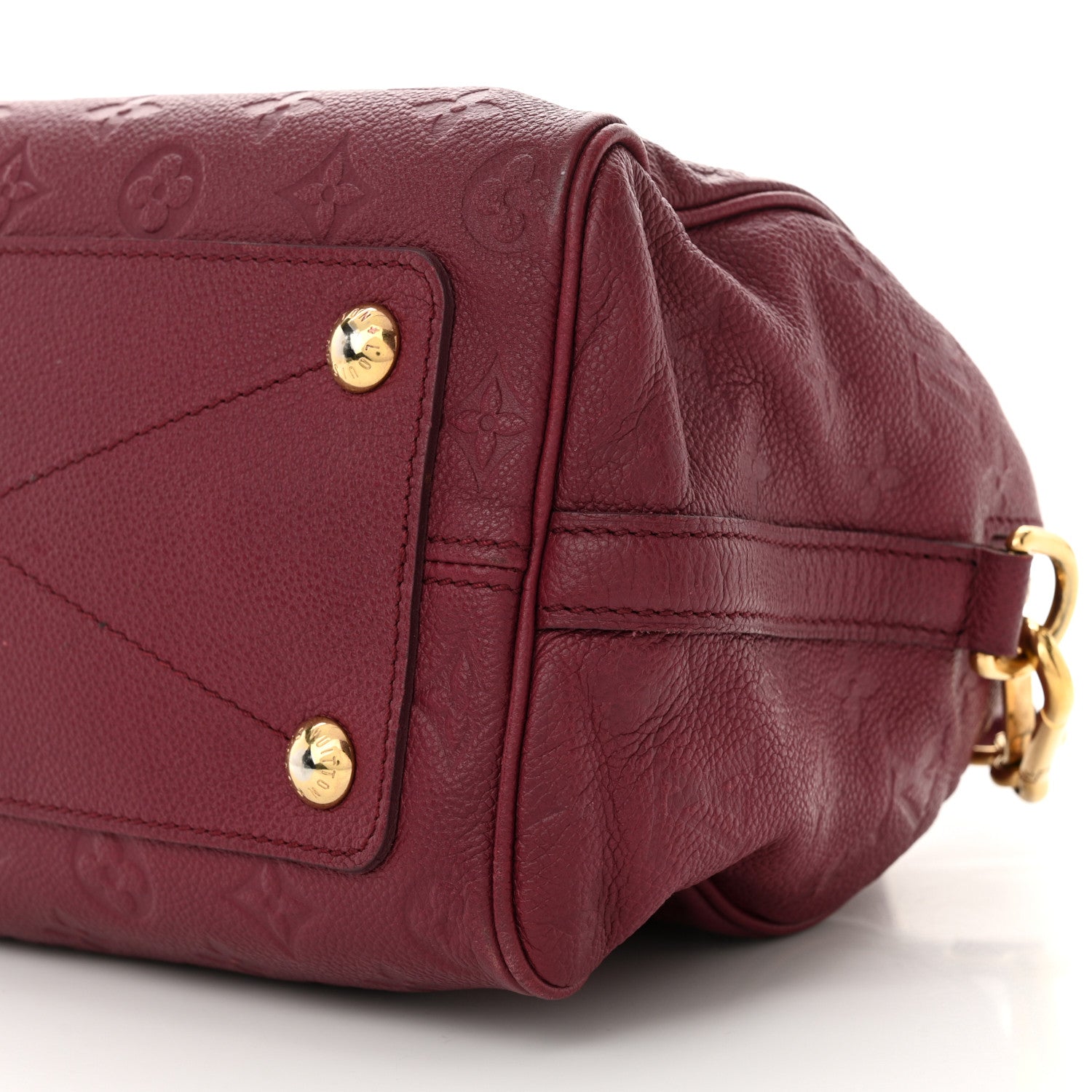 Louis Vuitton Empreinte Monogram Speedy Bandouliere 25 Wine 9 of 11
