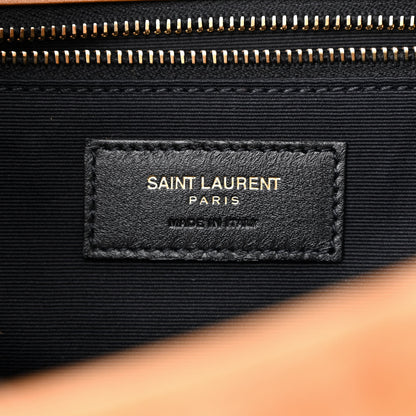 Saint Laurent Suede Monogram Medium Niki Chain Satchel Cinnamon 6 of 10