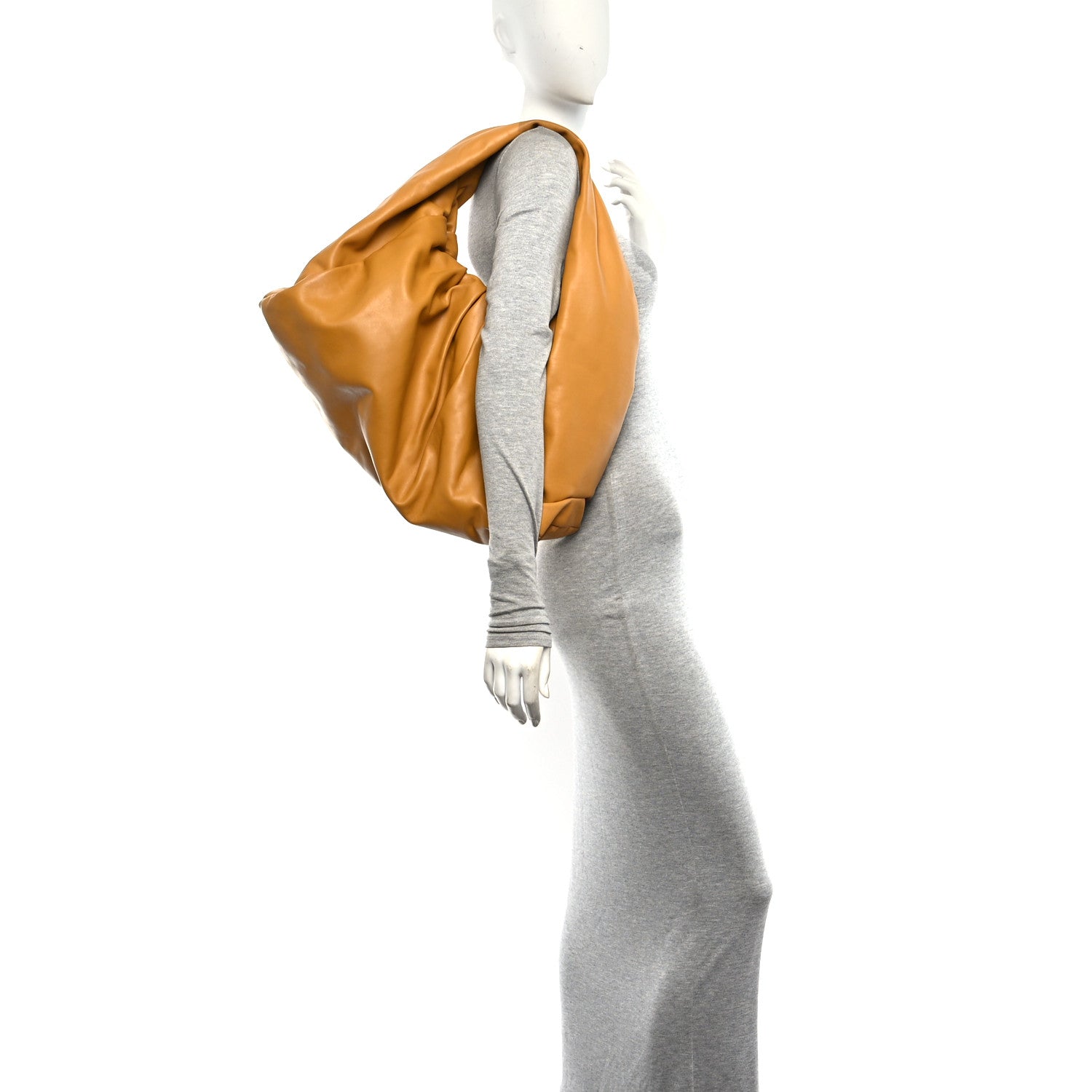 Bottega Veneta Smooth Butter Calfskin Large The Shoulder Pouch Butterscotch 2 of 9