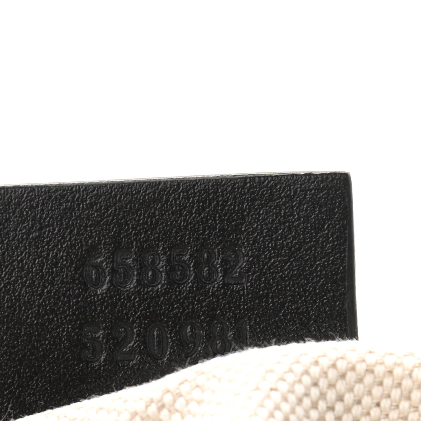 Calfskin GG Tennis Embossed Belt Bag Black