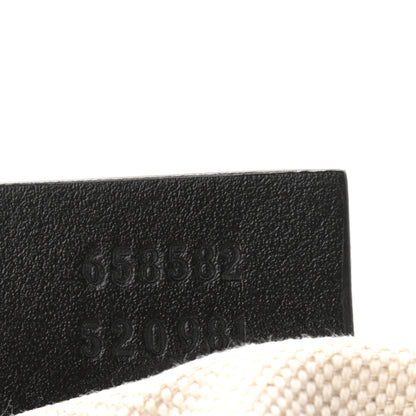 Gucci Calfskin GG Tennis Embossed Belt Bag Black 7 of 11