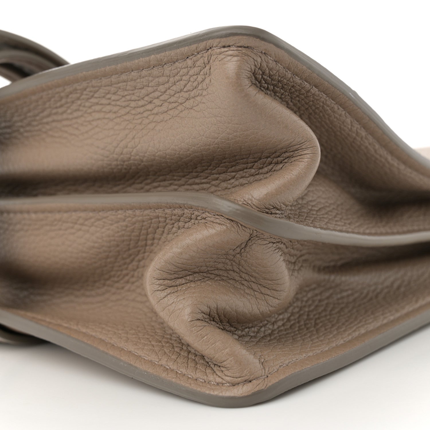 Chloe Grained Calfskin Medium Aby Day Shoulder Bag Motty Grey 11 of 12